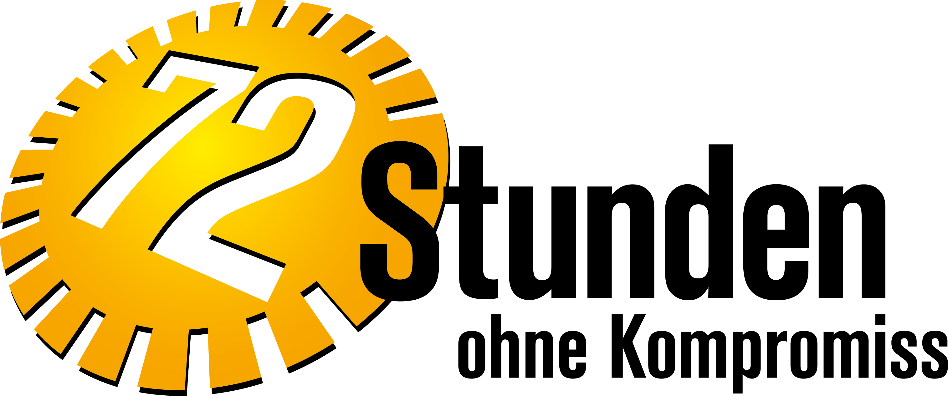 Das Logo von 72H zeigt eine stilisierte Sonneneinstrahlung in Gelb mit der Zahl 72 und dem Buchstaben s.